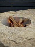 Stone Boulder SB51 Fire Pit | Welsh Slate Water Features 11