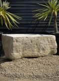 Purbeck Stone Bench for use in UK garden designs