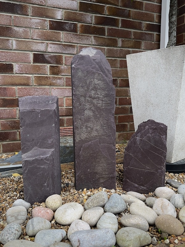 Triad of Stones TS11 | Welsh Slate Water Features