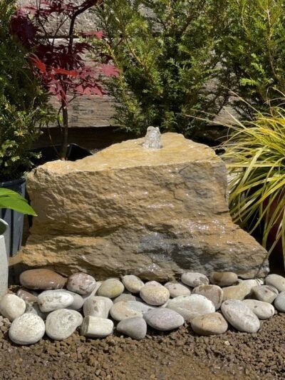 Stone Boulder SB81 Water Feature | Welsh Slate Water Features