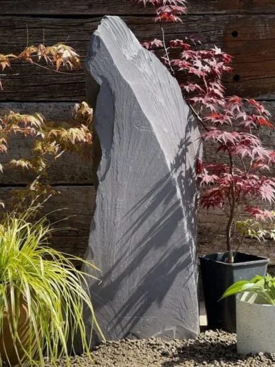 Slate Monolith SM306 Standing Stone | Welsh Slate Water Features