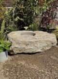 Stone Boulder Bird Bath SBB17 | Welsh Slate Water Features 01