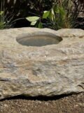 Stone Boulder Bird Bath SBB17 | Welsh Slate Water Features 02