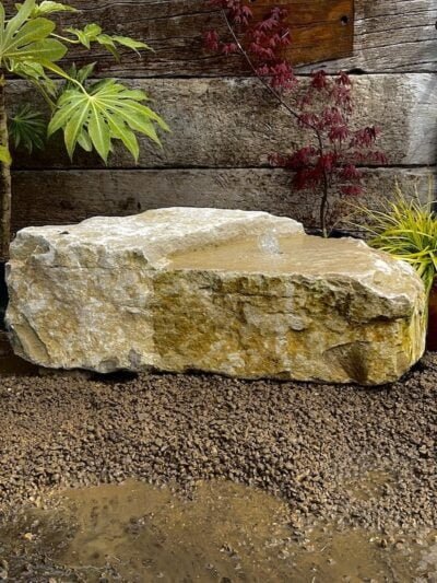 Stone Boulder SB66 water feature | Welsh Slate Water Features