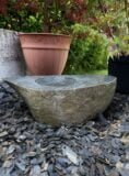 Stone Bird Bath SBB14 | Welsh Slate Water Features 07