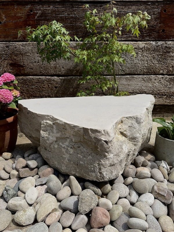 Natural stone benches for garden near me best sale