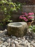 Stone Bird Bath SBB18 | Welsh Slate Water Features 02