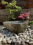 Stone Bird Bath SBB19 | Welsh Slate Water Features