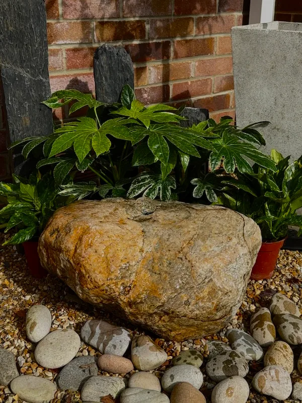 Glacial Boulder SB128 Water Feature | Welsh Slate Water Features 03