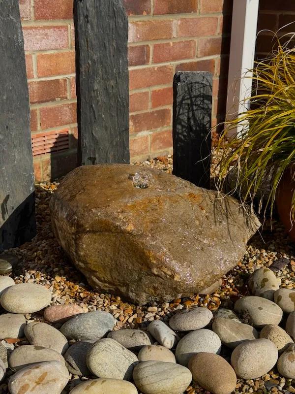 Glacial Boulder SB131 Water Feature | Welsh Slate Water Features 05