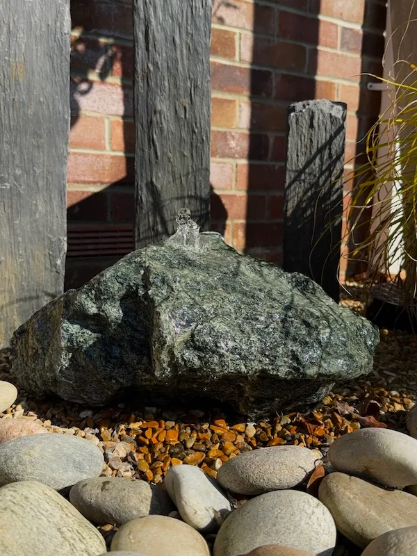 Granite Boulder SB133 Water Feature | Welsh Slate Water Features 04