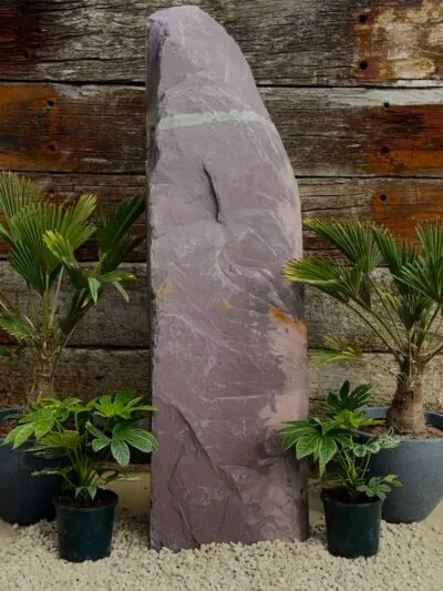 Slate Monolith SM322 Standing Stone | Welsh Slate Water Features 10