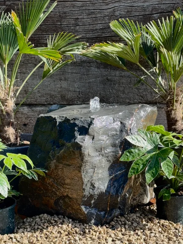 Stone Boulder SB138 Water Feature | Welsh Slate Water Features 02