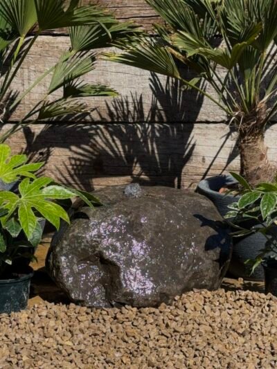 Glacial Boulder SB145 Water Feature | Welsh Slate Water Features 02
