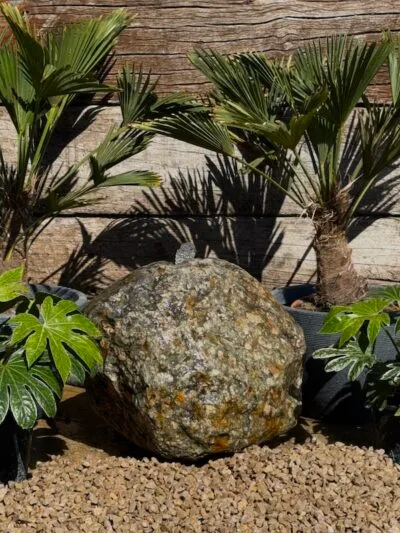 Glacial Boulder SB148 Water Feature | Welsh Slate Water Features 02