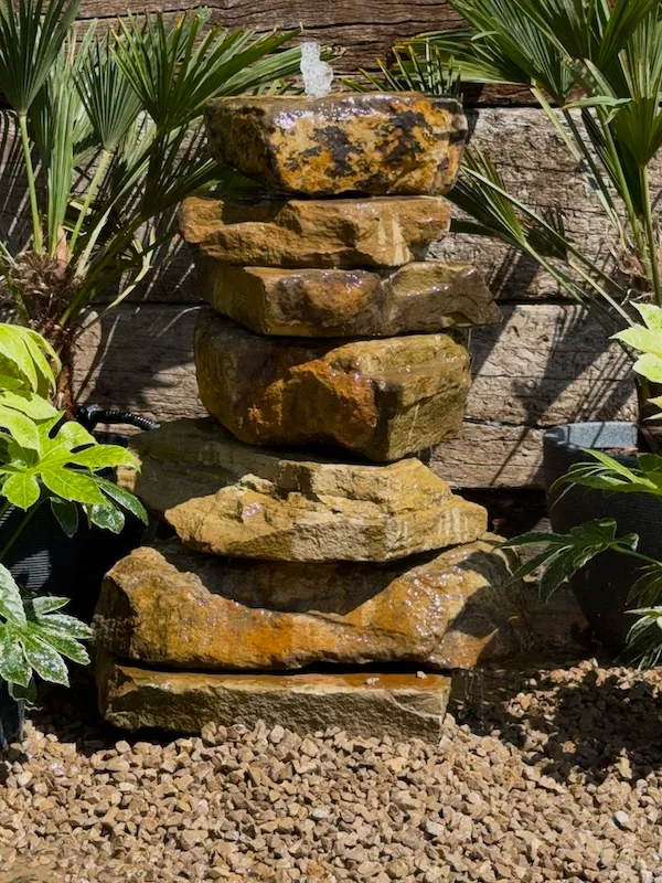 Stone Stack Water Feature SS12 | Welsh Slate Water Features 02