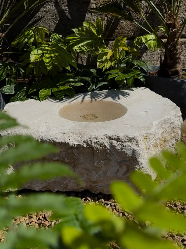 Stone Boulder Bird Bath SBB23 | Welsh Slate Water Features 08