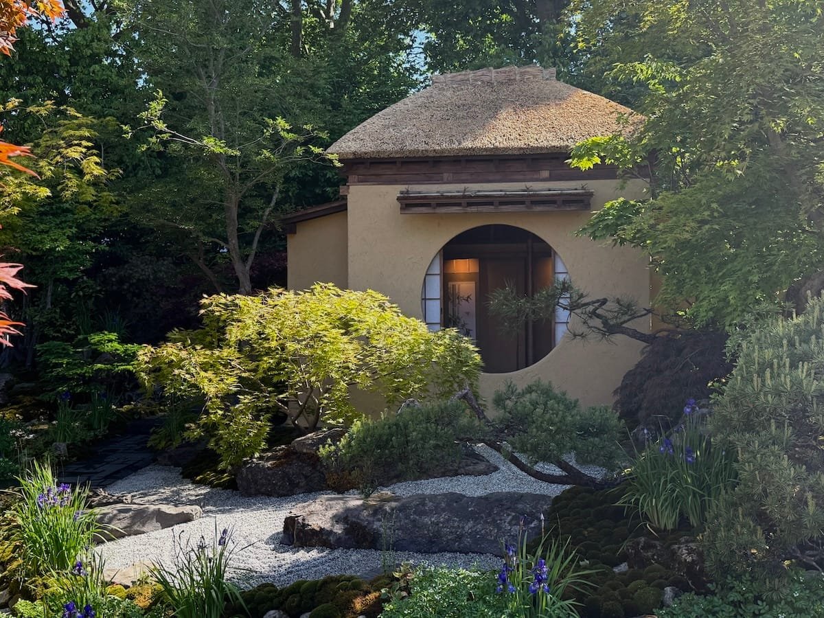 Cha No Niwa Japanese Tea Garden Kazuyuki Ishihara Chelsea Flower Show 2025 - Welsh Slate Water features