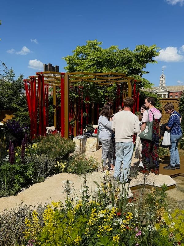Tackle HIV Challenging Stigma Design Manoj Malde RHS Chelsea 2025 | Welsh Slate Water Features 01