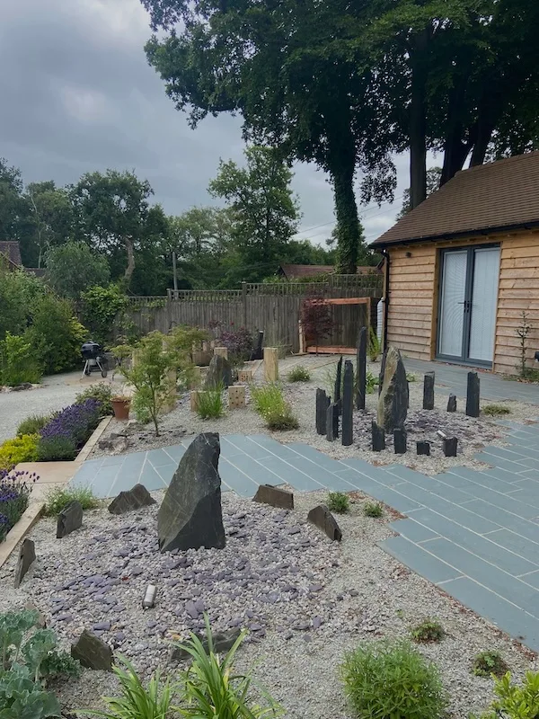 Chilworth Slate Monolith Case Study | Welsh Slate Water Features 01