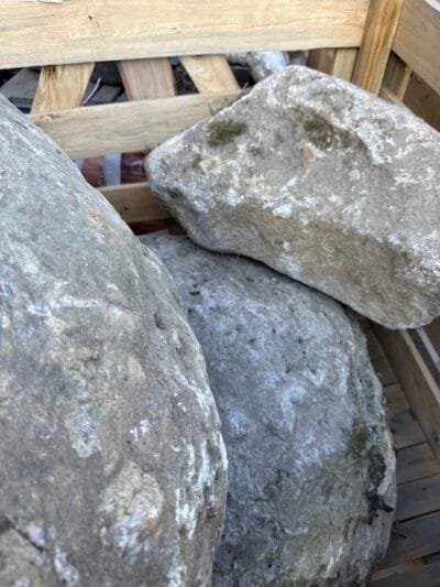 Mossy Stone Boulders 600-800mm | Welsh Slate Water Features 02