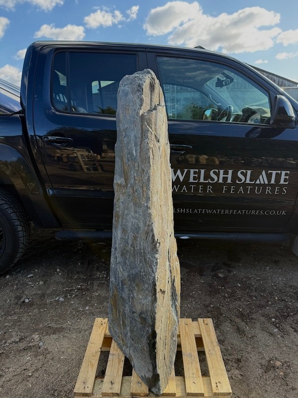 Slate Monolith SM351 Standing Stone | Welsh Slate Water Features 02 Slate Monolith SM351 Standing Stone | Welsh Slate Water Features 02