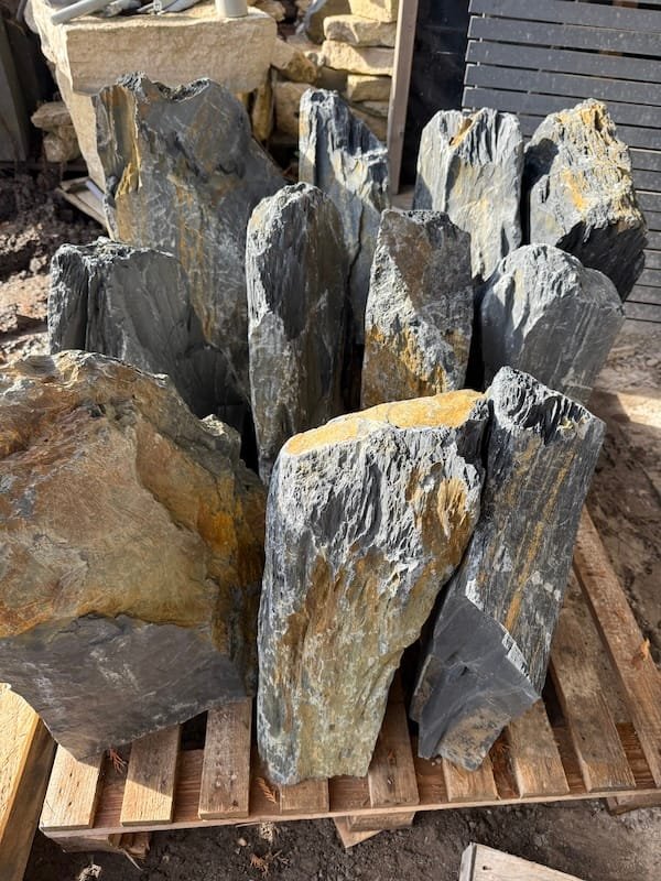 In the workshop 155 | Welsh Slate Water Features 156