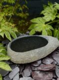 Stone Bowl Bird Bath SBB26 | Welsh Slate Water Features 03