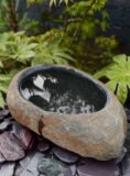 Stone Bowl Bird Bath SBB28 | Welsh Slate Water Features 04