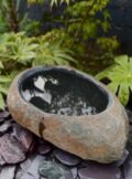 Stone Bowl Bird Bath SBB28 | Welsh Slate Water Features 04