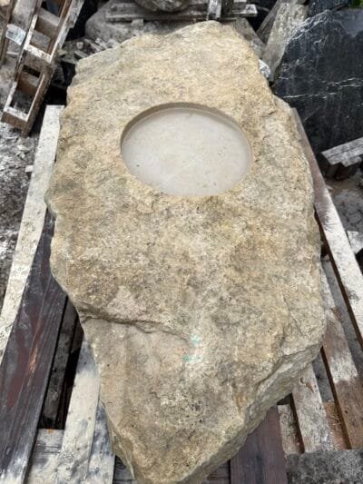 Stone Bowl Water Feature SBB24 | Welsh Slate Water Features 02