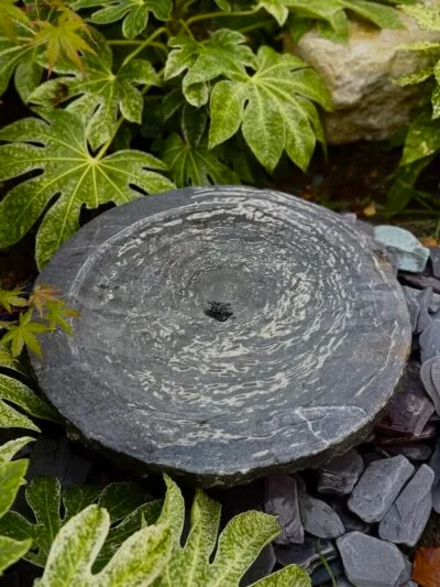 Stone Bowl Water Feature SBB29 | Welsh Slate Water Features 04