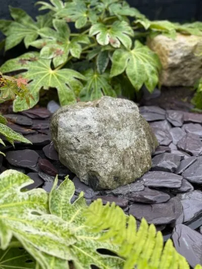 Glacial Boulder Water Feature SB194 | Welsh Slate Water Features 05