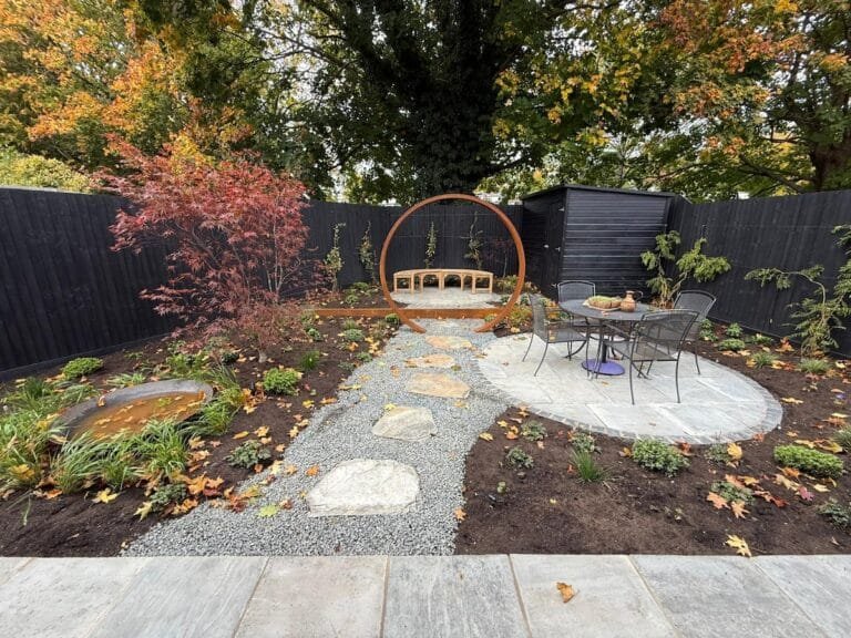 Seven Rustic Slate Stepping Stones | Welsh Slate Water Features 01