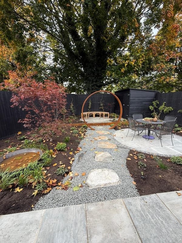 Seven Rustic Slate Stepping Stones | Welsh Slate Water Features 02