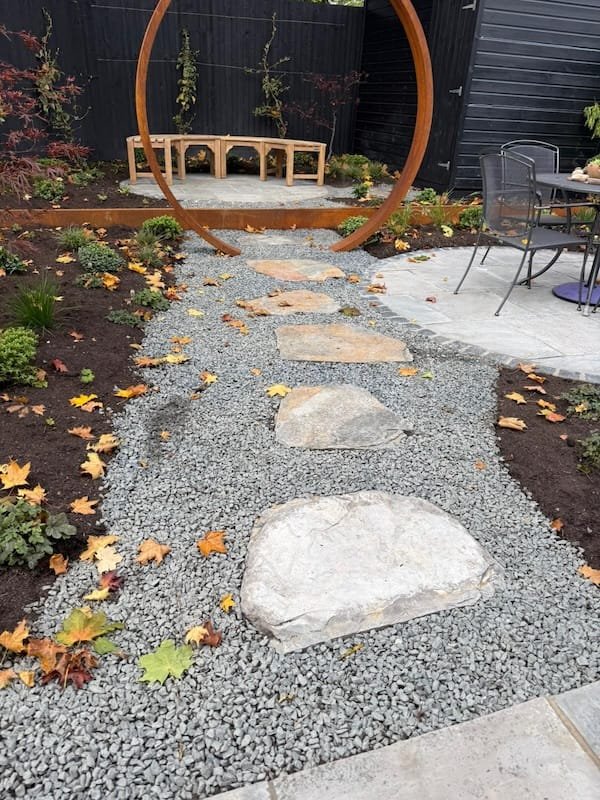 Seven Rustic Slate Stepping Stones | Welsh Slate Water Features 02