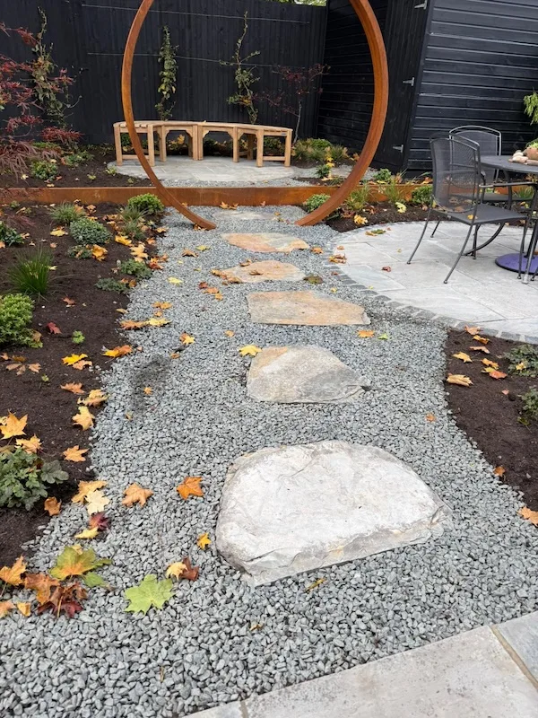 Seven Rustic Slate Stepping Stones | Welsh Slate Water Features 02