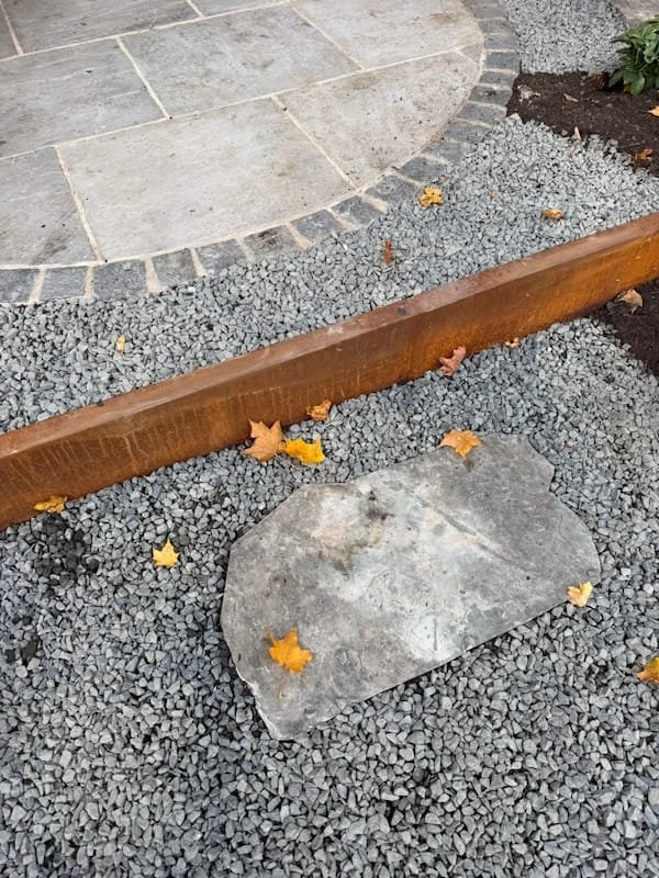 Seven Rustic Slate Stepping Stones | Welsh Slate Water Features 02