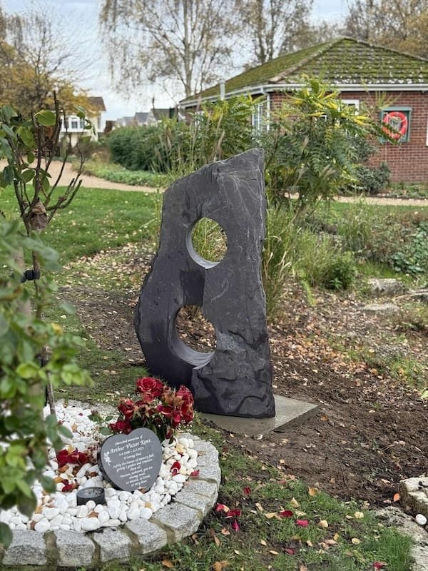 Slate Hololith Memorial Stone | Welsh Slate Water Features 01