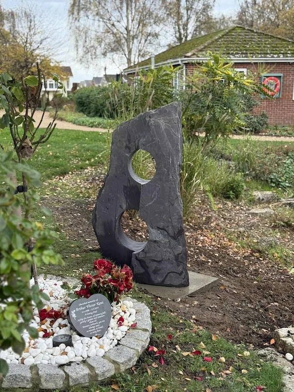 Slate Hololith Memorial Stone | Welsh Slate Water Features 01