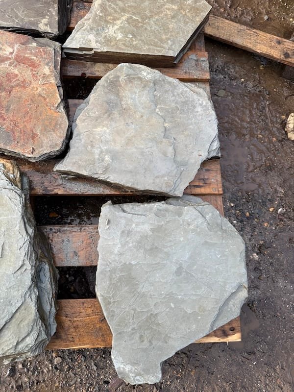 Slate Stepping Stones Pack of 9 | Welsh Slate Water Features 25 Slate Stepping Stones Pack of 9 | Welsh Slate Water Features 25