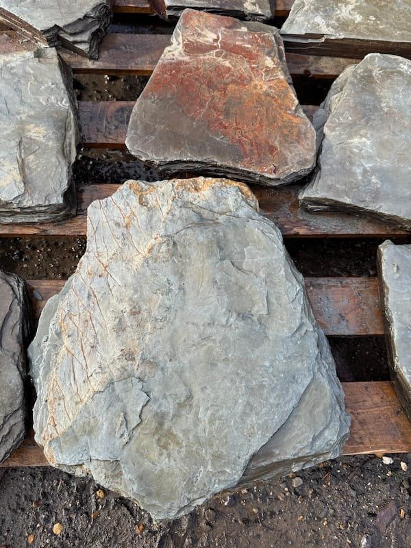 Slate Stepping Stones Pack of 9 | Welsh Slate Water Features 26 Slate Stepping Stones Pack of 9 | Welsh Slate Water Features 26