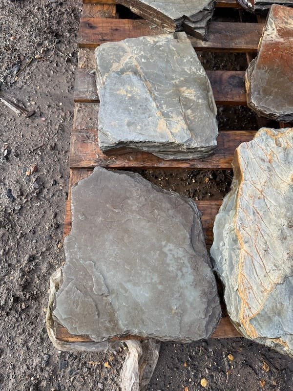 Slate Stepping Stones Pack of 9 | Welsh Slate Water Features 27 Slate Stepping Stones Pack of 9 | Welsh Slate Water Features 27