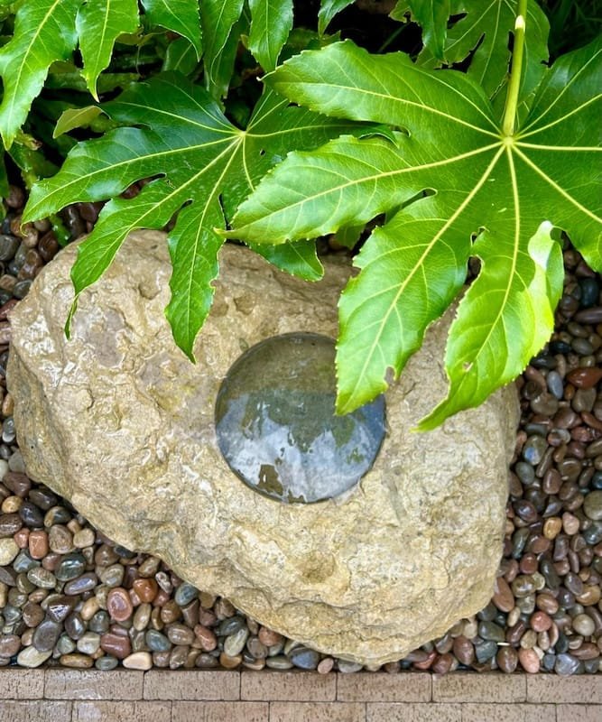 Stone Boulder Bird Bath SBB17 | Welsh Slate Water Features 14