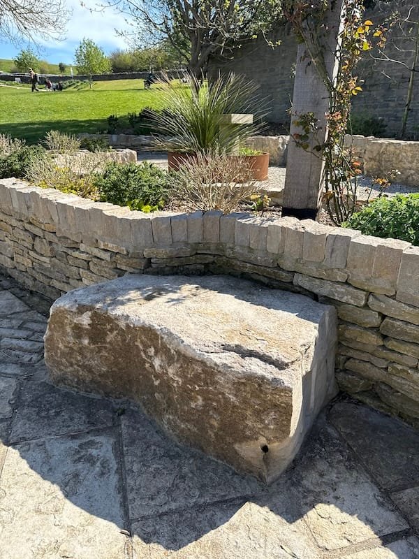 Natural Flat Top Purbeck Stone Boulder