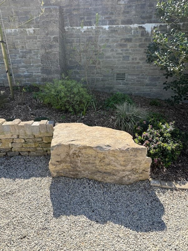 Natural Flat Top Purbeck Stone Boulder