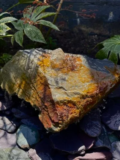 Slate Boulder SB203 Water Feature | Welsh Slate Water Features 05