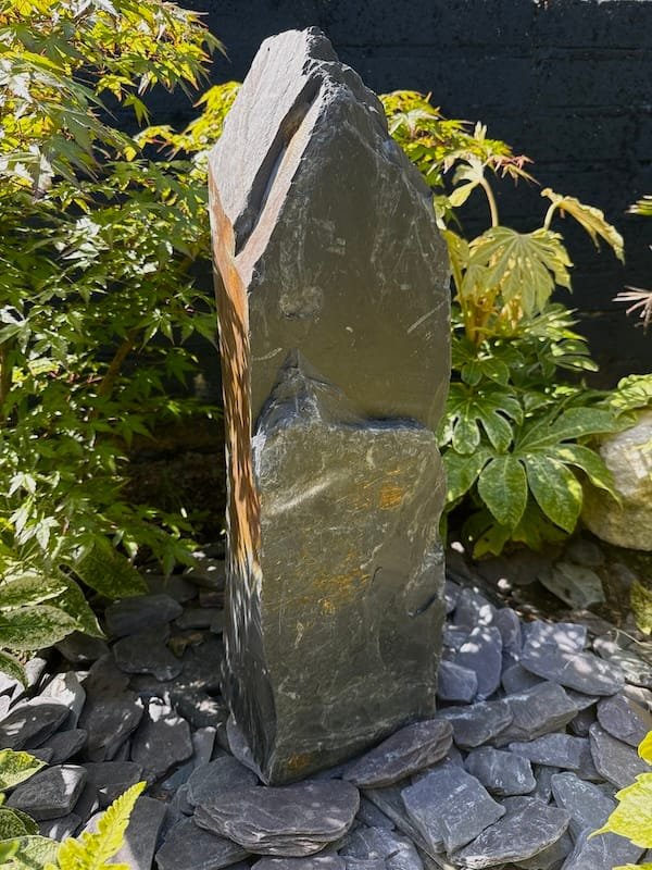 Slate Monolith SM374 Standing Stone | Welsh Slate Water Features 01 Slate Monolith SM374 Standing Stone | Welsh Slate Water Features 01