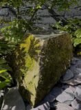 Mossy Stone Bird Bath SBB31 | Welsh Slate Water Features 03