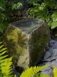 Mossy Stone Bird Bath SBB31 | Welsh Slate Water Features 05